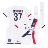 Dres Paris Saint-Germain Milan Skriniar #37 Preč pre deti 2024-25 Krátky Rukáv (+ trenírky)